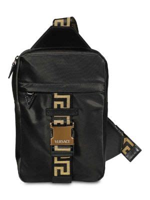 Versace Greca Single Strap Backpack on SALE 